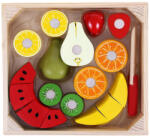 Woodyland - Szeletelhető gyümölcsök fa játékkészlet (90670) (W90670)