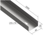 KOPOS NKZN 20X40 S Kábeltálca zárt -2/720m (NKZN 20X40 S)