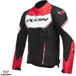 Ixon Geaca moto Ixon Striker AIR WP MS - barbati, vara, impermeabila, roadster/racing, negru/alb/rosu (1001011401027)