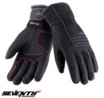 Seventy Degrees Manusi moto Seventy Degrees SD-C29 - dama, impermeabile, negru/roz (SD1202906)