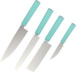 Butterfork Set de cuțite Butterfork Turquoise Green, AR-RPM9, Teacă din stejar