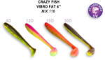 Crazy Fish Vibro Fat 100-M116-6 gumihal (4 db / csomag) (W-4898790001798)