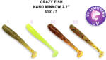 Crazy Fish Nano Minnow 55-M71-6 gumihal (8 db / csomag) (W-4897022000325)