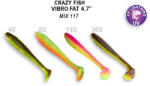 Crazy Fish Vibro Fat 120-M117-6 gumihal Crazy Fish Vibro Fat 120-06-6 gumihal (4 db / csomag) (W-4898790001804)