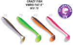 Crazy Fish Vibro Fat 120-M78-6 gumihal Crazy Fish Vibro Fat 120-06-6 gumihal (4 db / csomag) (W-4897039000394)