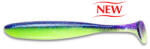 Keitech Easy Shiner 3" 76mm/ PAL#06 - Violet Lime Belly gumihal - (10db/csomag) (W-4560262596865)