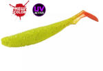 Molix RA Shad 3.0" FAT / #639 - UV Tournament Chartreuse Orange Tail gumihal (W-8055400152721)
