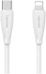 USAMS Green Series SJ717 30W USB-C-Lightning kábel 1 m fehér (SJ717USB02)