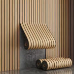 HOZRO Tapet autocolant HOZRO, cu efect de fante, dimensiune 58×300 cm - material decorativ flexibil pentru amenajări contemporane și transformări fără efort, Model V0601-17