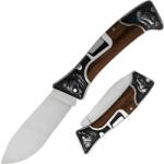 HARAHU Kültéri összecsukható kés A3190 - Barna / Ezüst KP39441