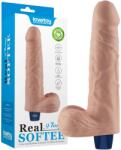 Lovetoy Realisztikus vibrátor herékkel 9" Usb, Tpe Lovetoy (6942063401391)