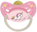 Baby Bruin Játszócumi Unikornis, rózsaszín, világító karika latex cseresznye (méret: 1) 0 - 6 hó - diaper