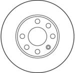 TRW DF1608 féktárcsa (1db)