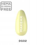 Makear Hibrid lakk Sweet&Tasty Hello Yellow DG02 8ml (DG02)