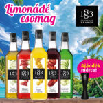 1883 Maison Routin limonádé csomag ajándék mércével