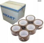Smart 36x Csomagolószalag Smart Gumi Barna barna szürke 48mm/50y Erős