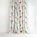 Goldea dekor függöny - színes tulipánok 200x150 cm