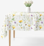 Goldea szügletes teflonos asztalterítő - réti világ 80 x 80 cm