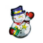  Hóember ablakdísz, 10 db LEDdel (KID-312)