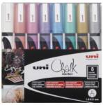 uni UNI POSCA PWE-5M 8 db-os készlet (feh. , ezüst, arany, m. piros, m. rózsaszín, m. lila, m