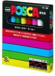 uni UNI POSCA PC-3M 8 db-os készlet (fek. , zöld, vkék, kék, piros, rózsa, sárga, feh. )