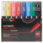 uni UNI POSCA PC1M 8 db-os készlet (fek. , zöld, vkék, kék, piros, rose, sárga, feh. )