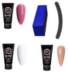  Kit Polygel constructie unghii 3 buc x 30ml Kali