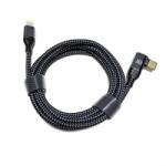 iShoot Cablu USB Type C 2.0 la USB Type C 480Mbs 240W 1.5m Side Bend