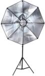iShoot Kit suport pentru 5 becuri cu fasung E27 + softbox octogonal 90cm + stativ + 5 becuri