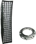 iShoot Softbox strip 35x160cm cu grid montura Elinchrom