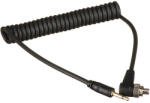 iShoot Cablu sincron spiralat PC Sync tata - jack 2.5mm tata 30-60cm