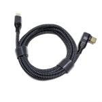 iShoot Cablu USB Type C 2.0 la USB Type C 480Mbs 240W 2m Side Bend