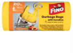 FINO Szemeteszsák, köthető füles, illatosított, 20 l, 30 db, 44x49 cm, 12 , FINO "Premium handles", sárga (8571058730) - iroszer24