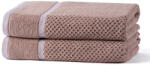 decoDoma Set de 2 prosoape de baie din frotir MODENA latté 70 x 140 cm Prosop