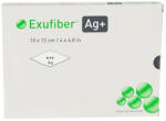  Exufiber Ag+ 15 x 15 cm polymer kötszer 10 db/doboz - doktorpatika