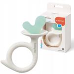 Babyono szilikon szenzoros rágóka fogzáshoz Snail fehér-zöld (1597/02)