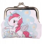 Lean Gyermek Pénztárca Egyszarvú Csillagok Fém Kapocs 10x9cm (24901)