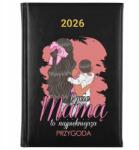 FunnyCase Könyvnaptár 2026 A5 Fekete Ajándék Anyának A Legszebb Kaland (Kalendarz 2026 Czarny Najpiękniejsza Przygoda)