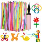 brokatove Lufik Hosszú Erős Modellező Színes Csövek Csavaráshoz 100 Pumpa