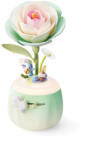 Rokr Puzzle 3D, din plastic, lampa de veghe, Camelie verde, 73 piese (AF02S)
