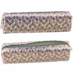 Lean Iskolai tolltartó, pikkelyes szürke, fényes arany elemekkel (21617)