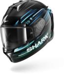 Shark Cască Moto Integrală SHARK SKWAL I3 LIGHT-BLUR · Negru / Albastru / Verde