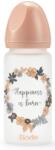 Elodie Стъклено шише за хранене Elodie - Blue Garden, 270 ml (60252201873NA) - baby