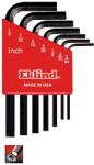 Eklind Set chei lacas hexagonal scurte 5/64"-1/4" 7 piese EKLIND SUA (10107eklind) Cheie imbus