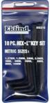 Eklind Set chei locas hexagonal 1, 3-10.0 mm 10 piese EKLIND SUA (69210) Cheie imbus