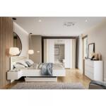 Casa Manuel Set dormitor, alb/stejar artisan, 160x200, FLORENSE