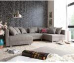casamanuell Coltar modular Justin cu taburet 300 x 185 cm Canapea