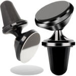VERK GROUP Univerzális mágneses autós telefontartó fekete színben, légterelőre szerelhető (04120)
