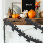 Family Halloween denevér girland 3m (56509B)