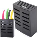 Verk Group Fekete falra szerelhető késrendszerező és csepegtető (24252)